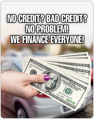  no credit? bad credit? no problem! 